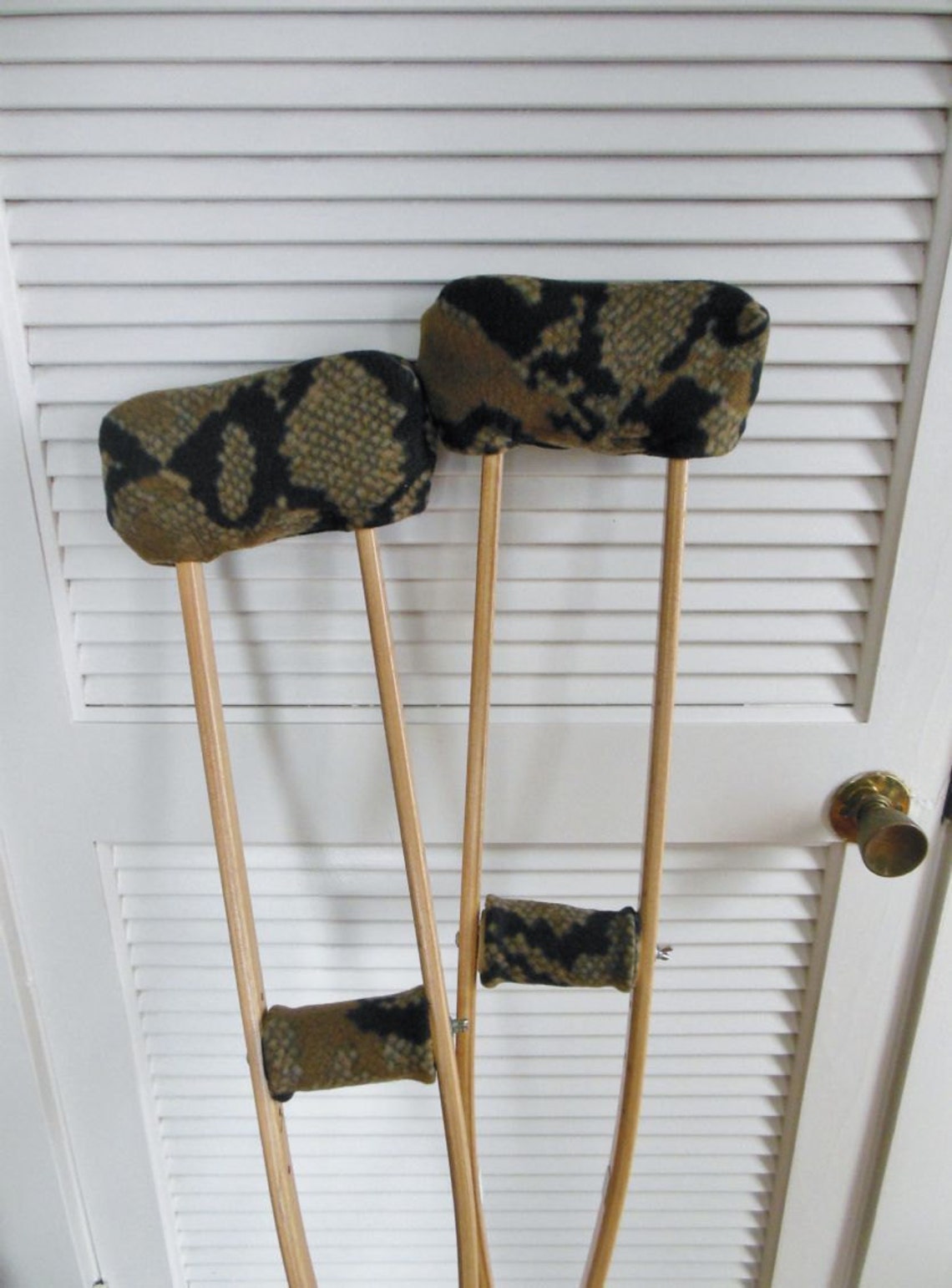 Male Crutch Pads Rattle Snake Fleece Padded Animal Crutch Wrap Etsy