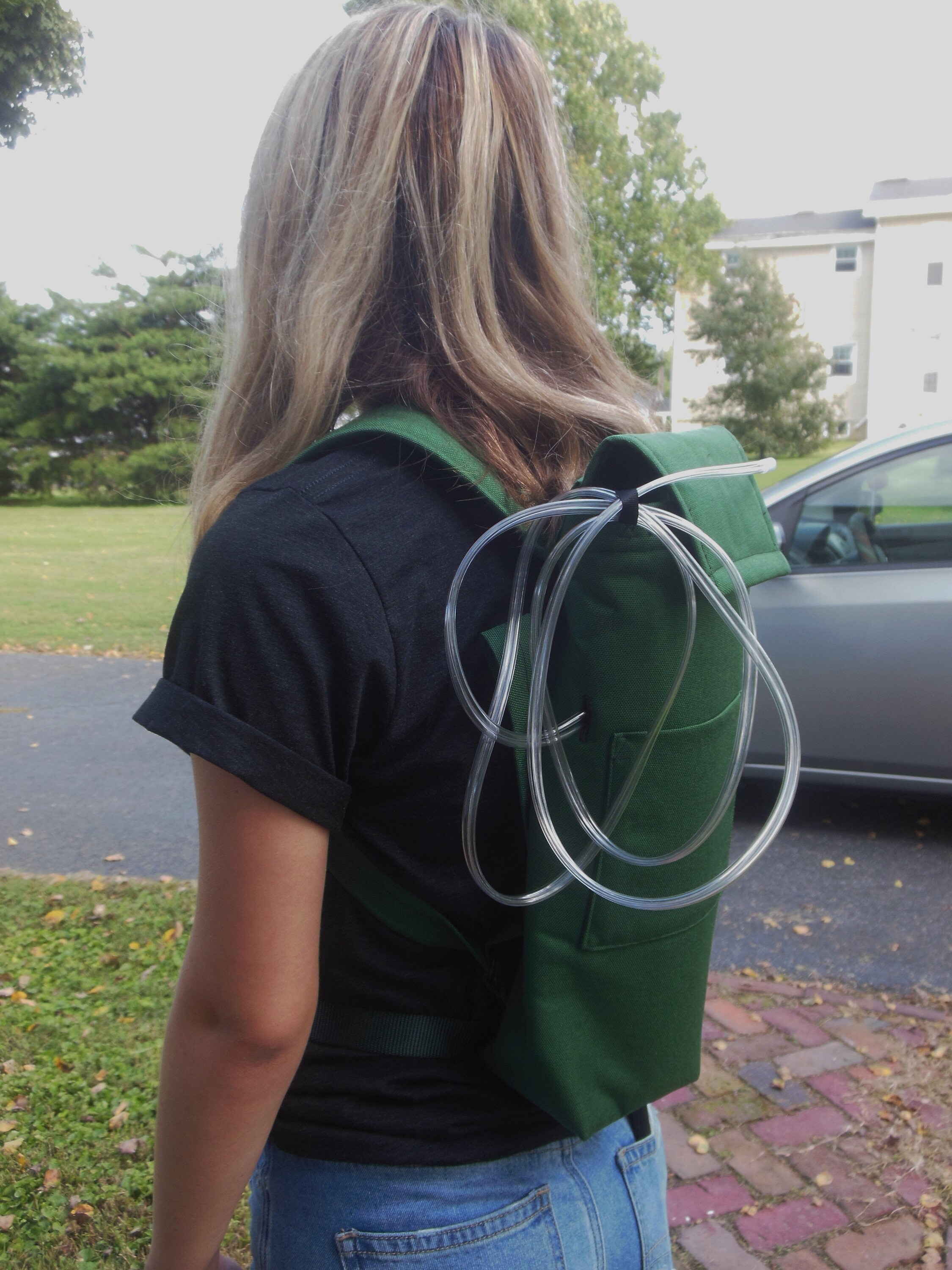 Oxygen Tank Backpack B C Tank Oxygen Tank Cover Green Male Etsy