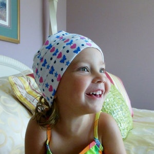 Child 3-Seam Stars and Hearts Cotton Knit Turban