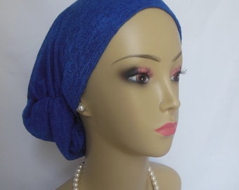 Gorro para el pelo: tejido ligero y transpirable para dar volumen a la quimioterapia (talla XL)