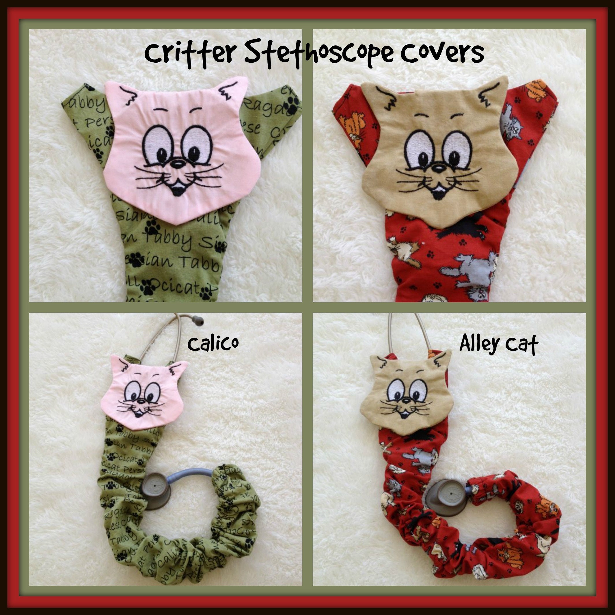 Stethoscope Cover Embroidered 