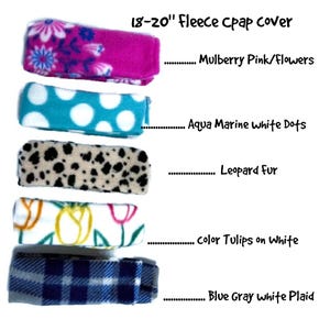 Cpap 20&quot; Fleece Tubing Covers, Noise Dampening Cpap, Absorbent Cpap Tubing. Condensation Absorbing Cpap,17 Printed Design Knit Cover Choices