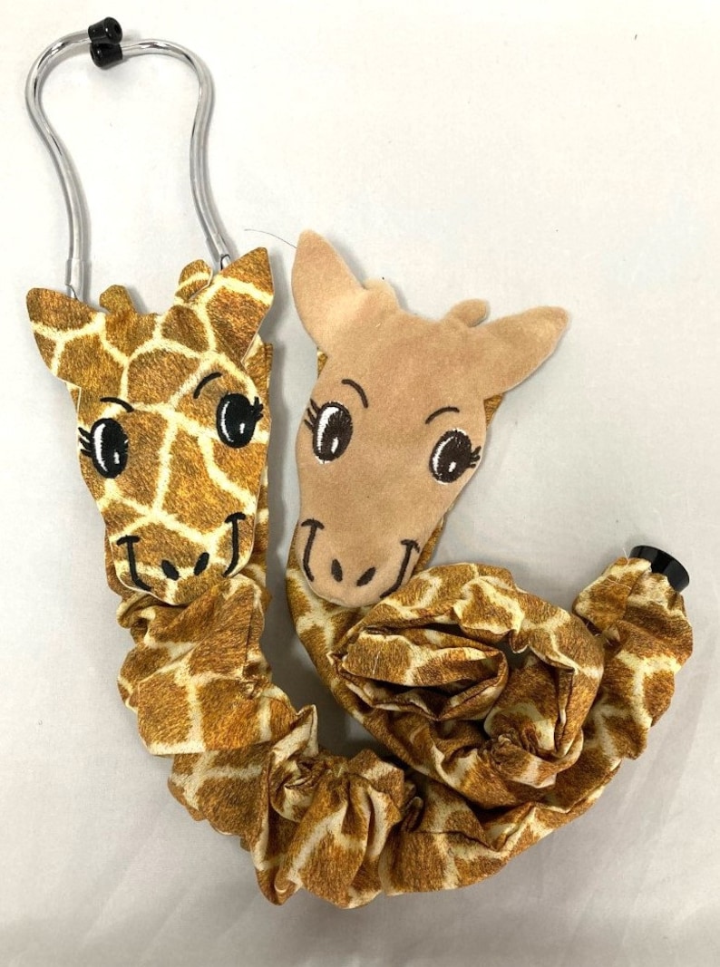 Giraffe Stethoscope Cover, RN Graduation Gift, , CNA Gift, School Home Nurse, Veterinarian Animal Stethoscope Cover 20 Machine Washable image 5