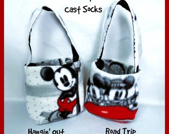 Fleece Foot Cast Toe Bootie, Toe Warmer Sock