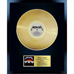 Metallica - Master of Puppets / LP Gold 12 Inches / Music