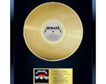 Metallica - Master of Puppets Vinyl LP - Club Edition, Label