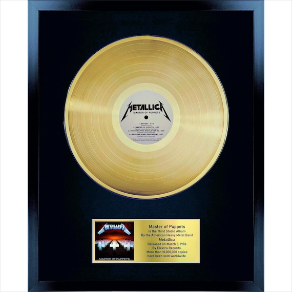 Metallica - Master of Puppets / LP Gold 12 Inches / Music