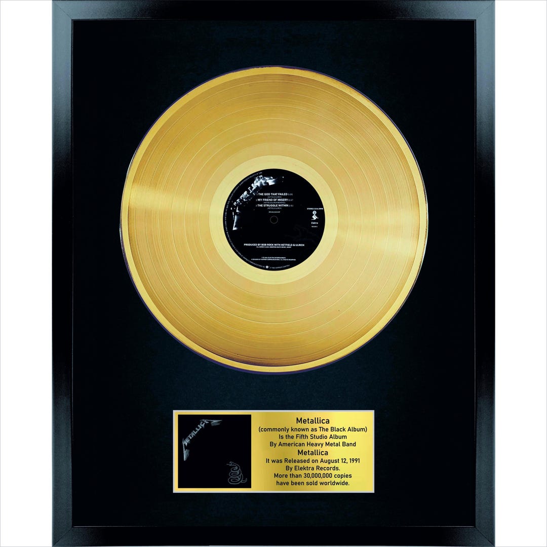 Metallica - the Black Album / LP Gold 12 Inches / Music