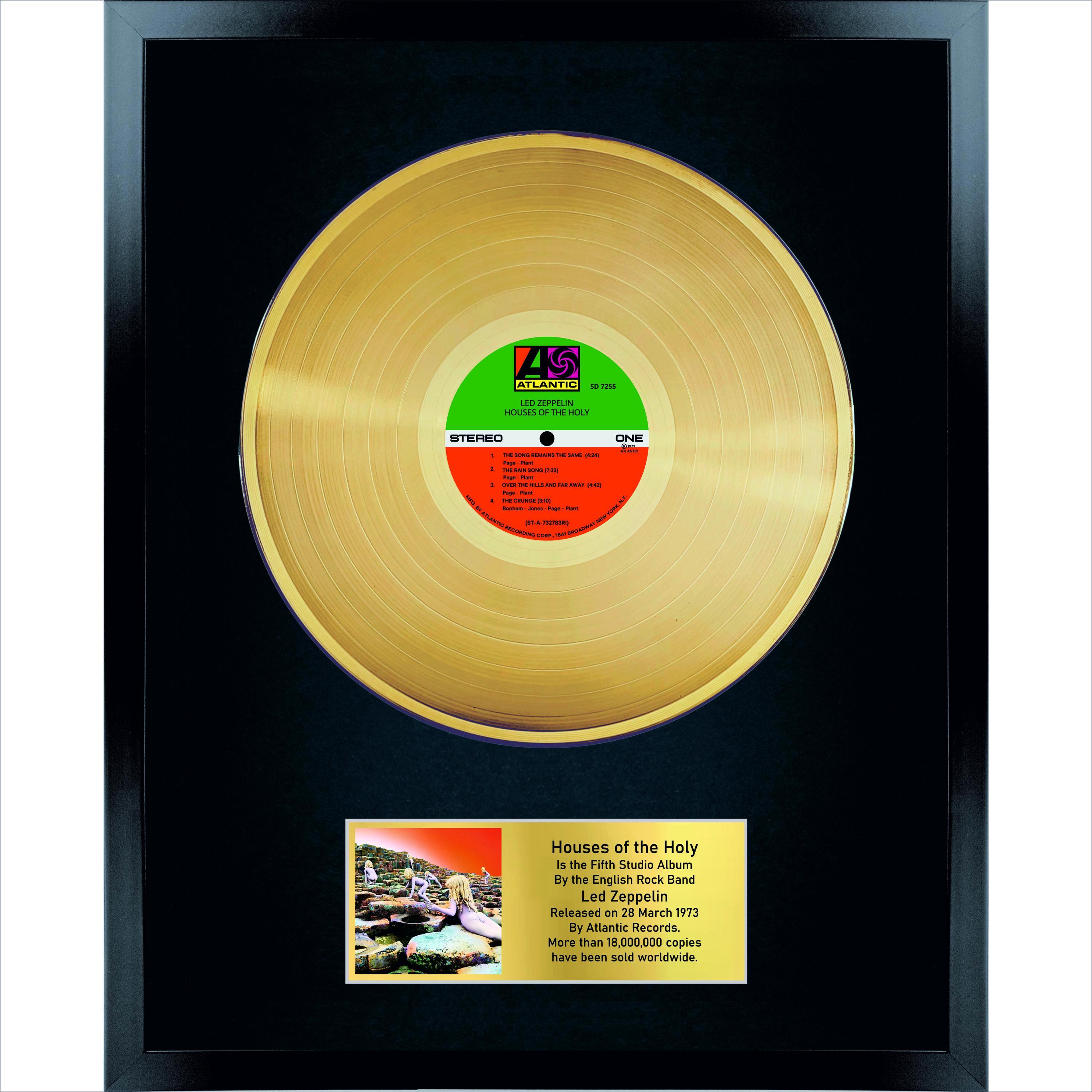 レッド・ツェッペリン - Houses of the Holy / LP Gold 12インチ 