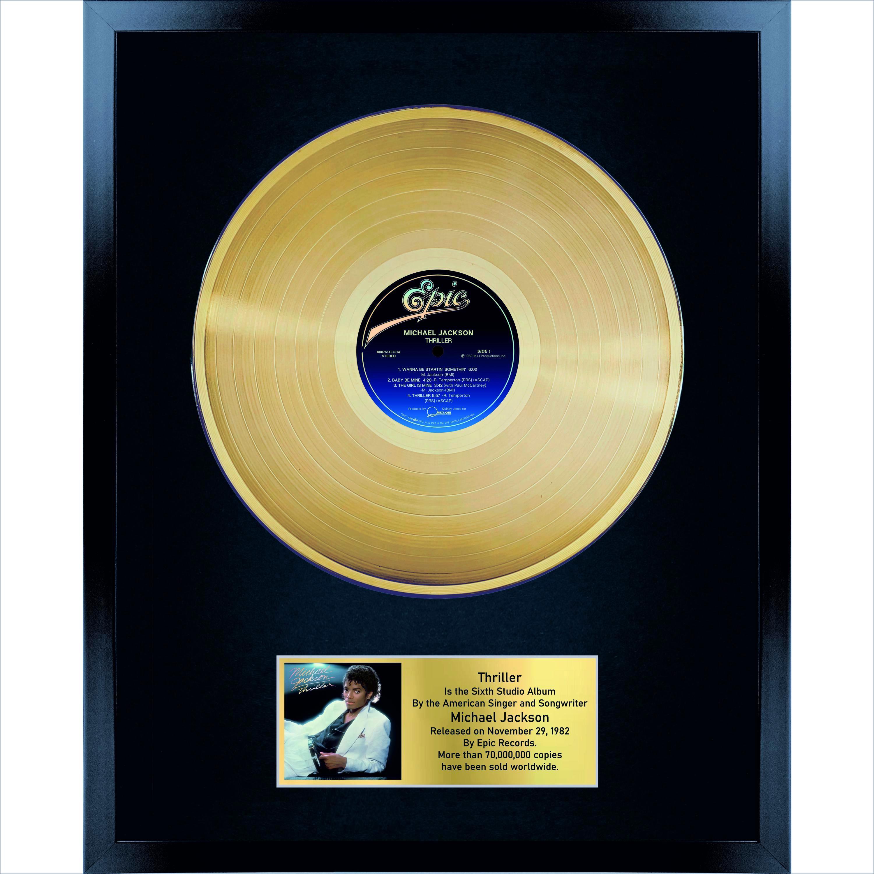 Michael Jackson Gold Record - Etsy
