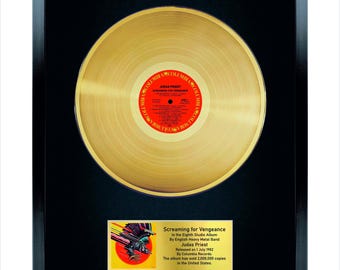 Judas Priest サイン入りレコード Judas Priest Original Autographed “screaming for Vengeance” LP