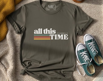All This Time Winter Tee | Cozy Louis Tomlinson Lyric Shirt | Vintage Oversized mindfulness shirt | positive affirmation tshirt