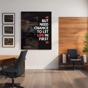 Poster regalo per la festa del papà / Citazione di Louis Tomlinson da parete per papà / Decorazione per studio musicale retrò / Stampa di dischi motivazionali / Senza cornice