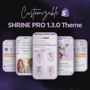 Thème Shrine Pro 1.3.0 Optimisé pour le référencement, Personnalisable, Thème Shopify réactif
