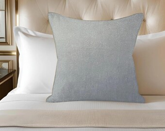 Luxury Velvet Pillow Obsession sky blue velvet by P Kaufman designer fabric. Soft blue velvet pillow cover. Pillow for sofa bed or chair.