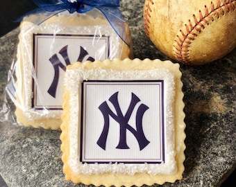 Baseball Shortbread *all teams Cookie favors--1 dozen