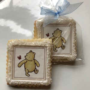 Classic Winnie the Pooh Shortbread Cookies Party Favors--1 Dozen