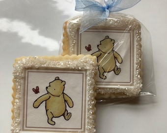 Classic Winnie the Pooh Shortbread Cookies Party Favors--1 Dozen