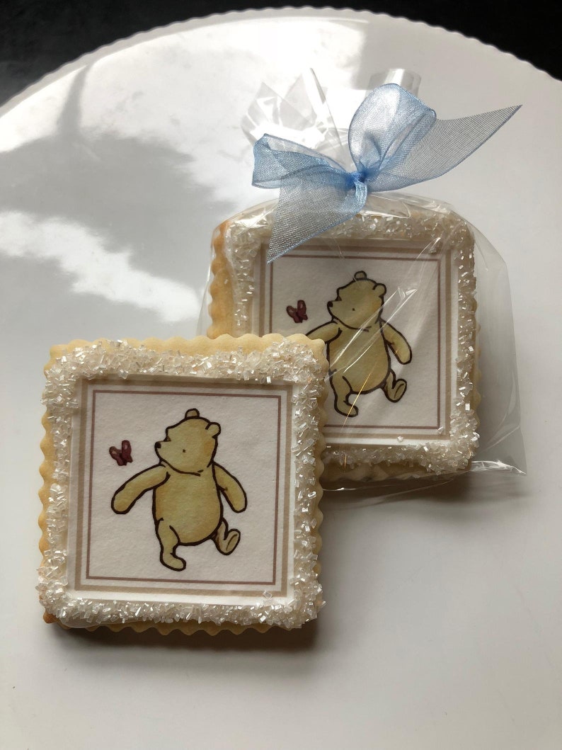 Classic Winnie the Pooh Shortbread Cookies Party Favors--1 Dozen