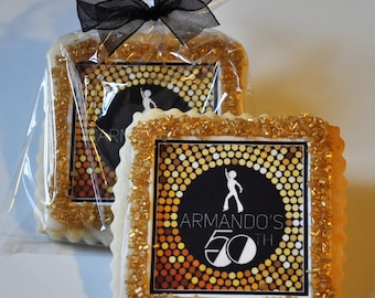 Disco Studio 54 Custom Shortbread cookies  -1 Dozen