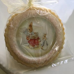 Classic Peter Rabbit Easter Shortbread Cookies Party Shower Favors1 dozen image 2