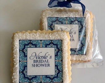 Bridal Shower/ Portuguese tile design