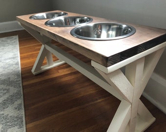 Dog Feeder Etsy