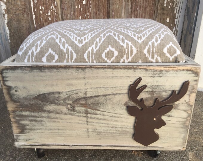 Children's Toy Box/seat/ottoman Etsy