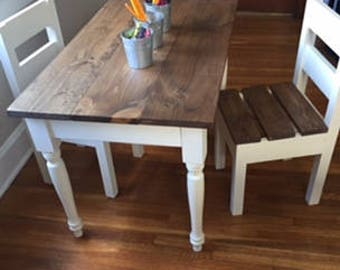 Children's Farmhouse Table (and chairs sold separately)/Children's Tables/Kids Furniture