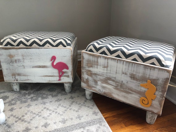 nursery storage ottoman