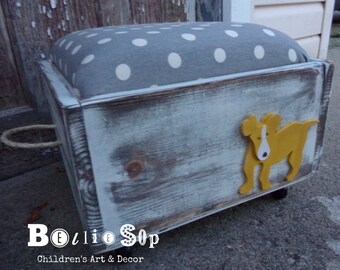 Dog Toy Box/Seat/Ottoman