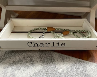 Under Feeder Dog Toy Storage/Personalized Pet Storage/Drawer
