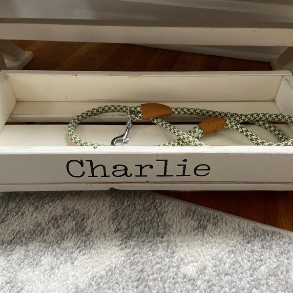 Under Feeder Dog Toy Storage/Personalized Pet Storage/Drawer