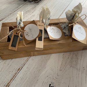 3 Pack Repurposed Materials Wood Wick Firestarter with Matches and Kindling/Camping/Firepit Gift Set