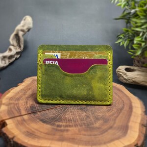 Handmade, Minimalistic UNISEX cardholder. 100% Natural leather