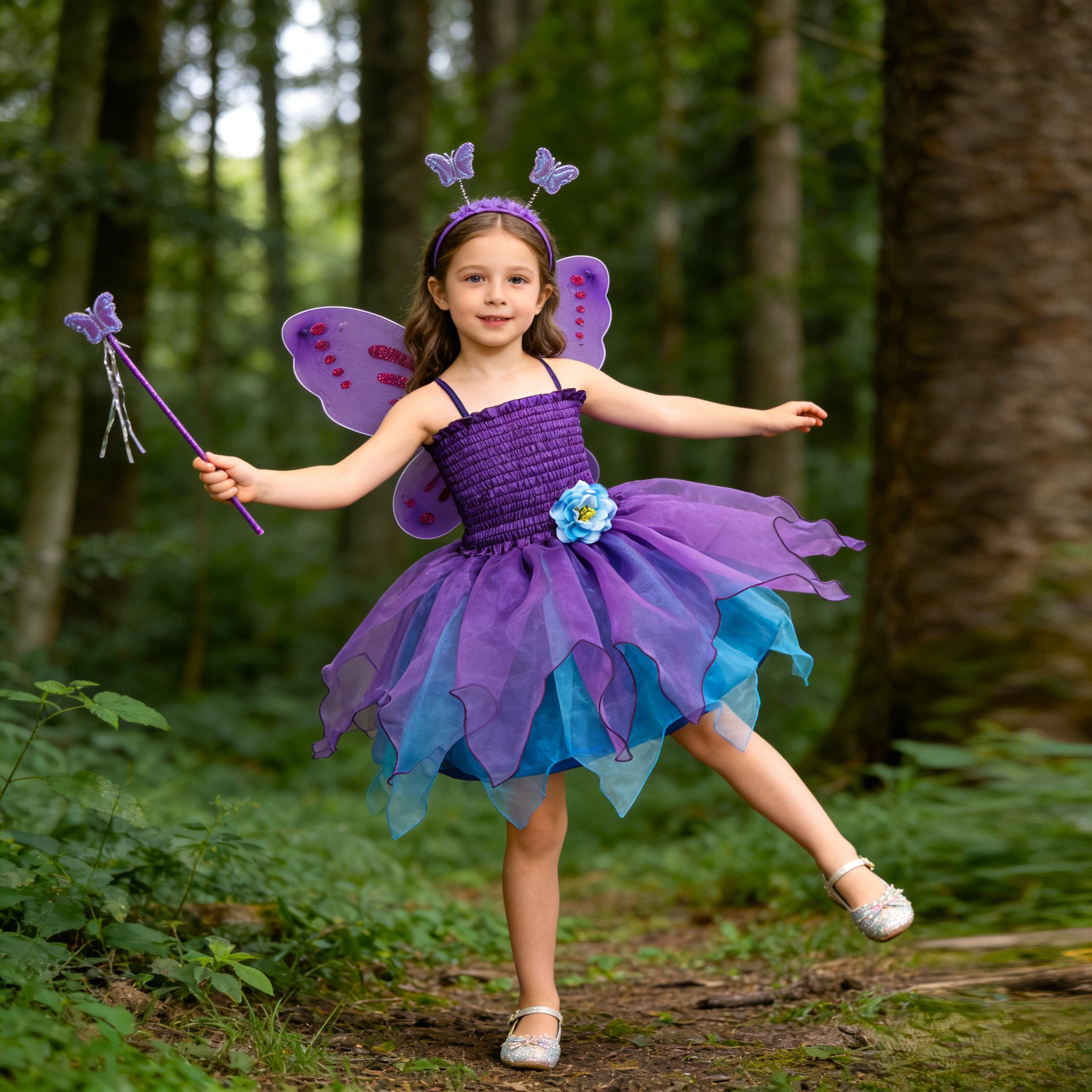 Purple Fairy Dress - Etsy