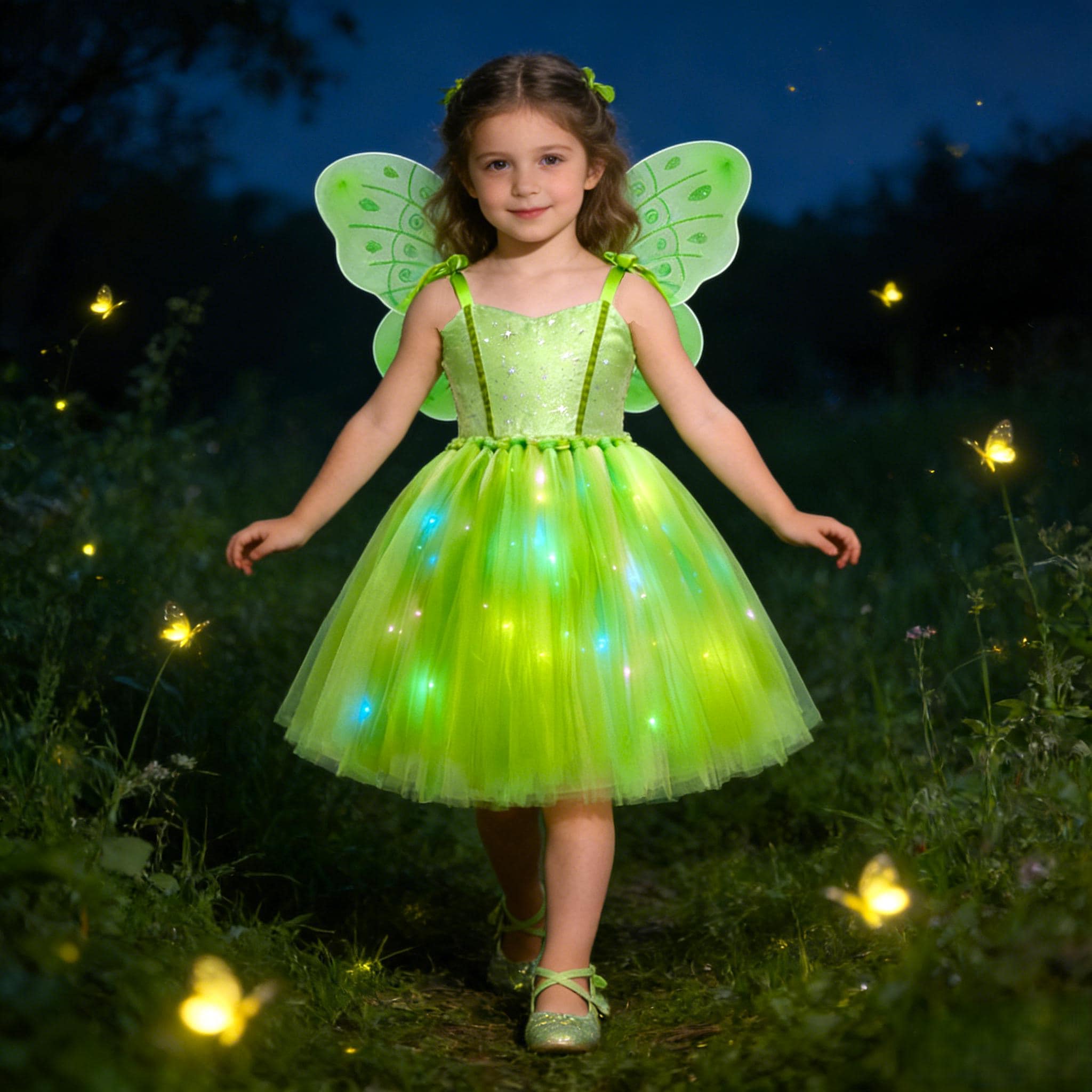 lime green fairy dress Celery Green Strapless Dress With Beaded Appliqué Tulle And Lace-Up Ba