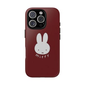 Phone Case, Cute Rabbit Graphic, Kawaii Bunny Cover for iPhone, Animal Lover Gift, Cartoon Character Protective Shell