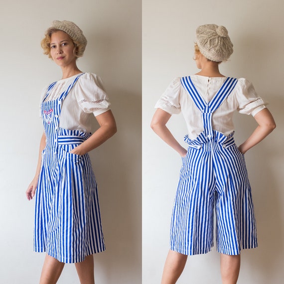 Vintage 1980s does 1940s Karen Alexander striped s