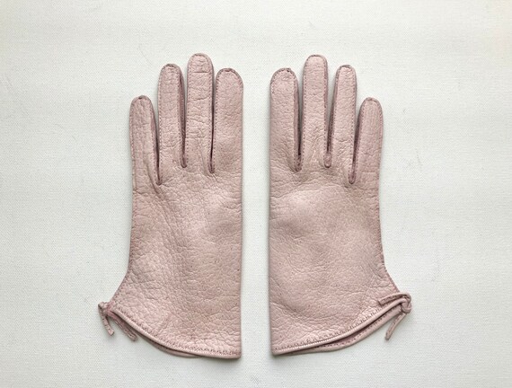 Vintage 1940s 1950s Claire McCardell pink peccary