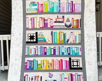 Selvage Bookshelf Quilt Pattern