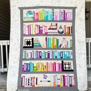 Selvage Bookshelf Quilt Pattern