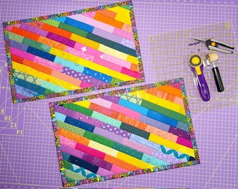 Leftover Placemats Quick Tutorial - PDF Pattern