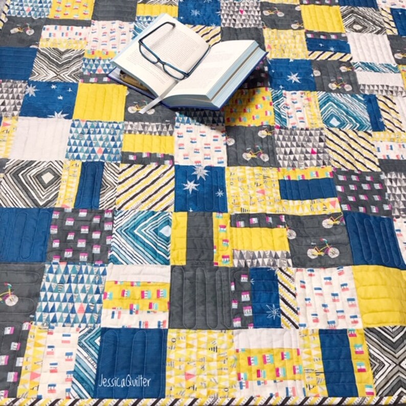 PDF Bricks and Stones XL Quilt Pattern Etsy