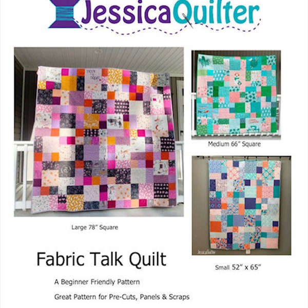 Fabric Talk Quilt Pattern - PDF