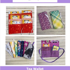 Tea Wallet Pattern - PDF