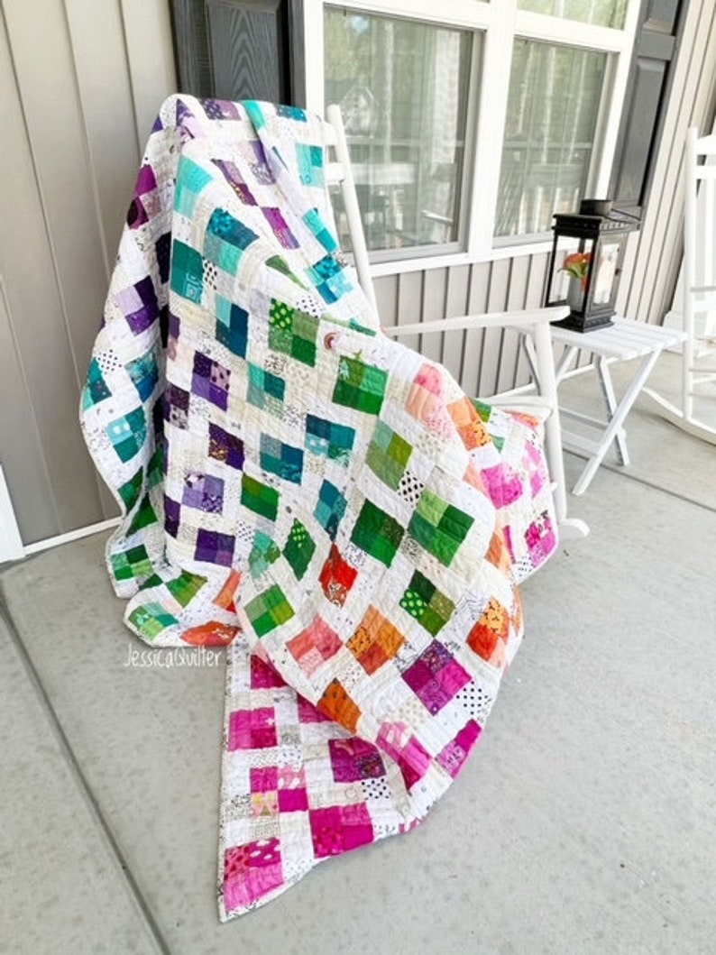 Patchwork Corners Quilt Pattern Etsy