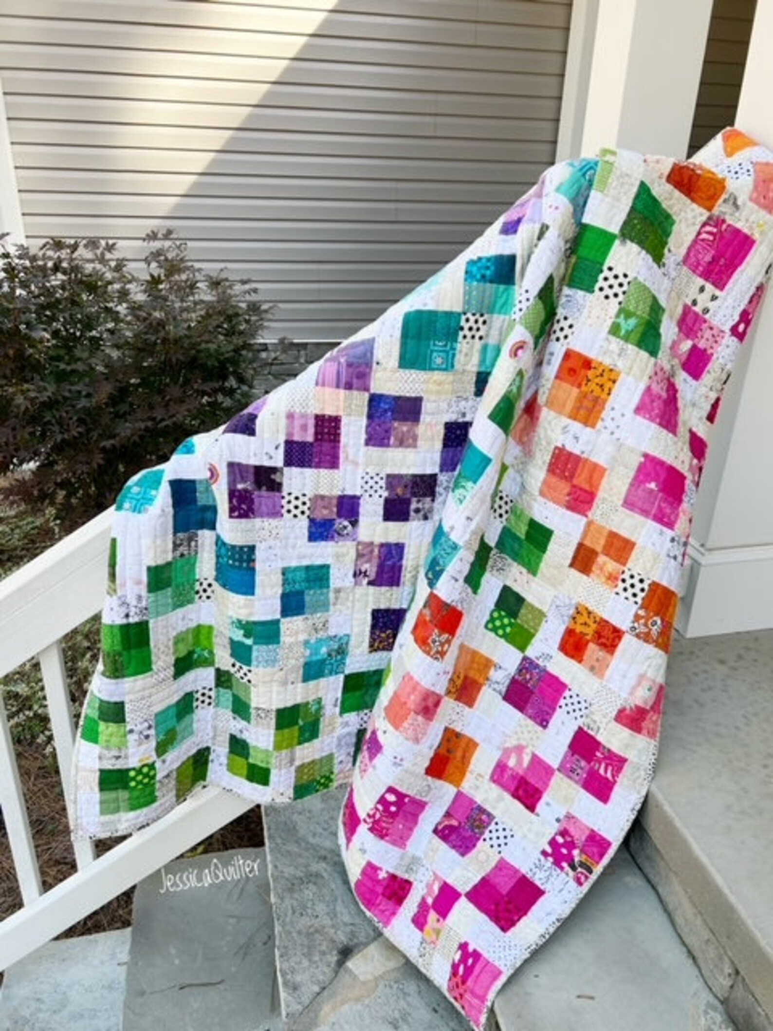 Patchwork Corners Quilt Pattern Etsy