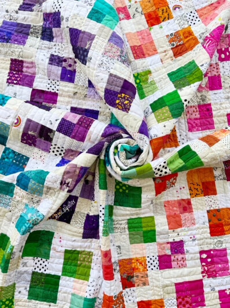 Patchwork Corners Quilt Pattern Etsy