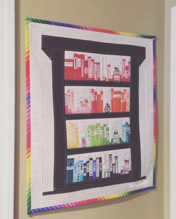 Pdf Selvage Bookshelf Quilt Pattern Bundle Etsy